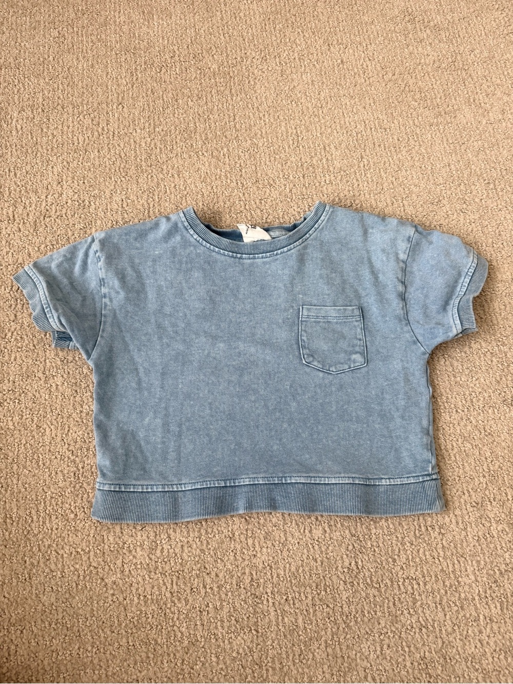 Cotton On Light Blue Short Sleeve Pocket Tee